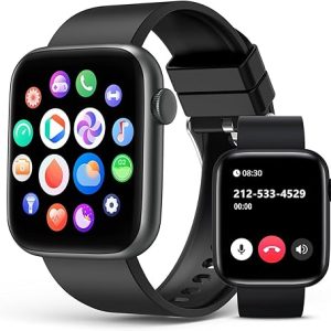 EarlySincere 2024 Smart Watch for Men Women with Bluetooth Call,1.9'' HD Full Touch Screen Fitness Watch, Smartwatch with IP67 Waterproof with Sleep Monitor for Android and iOS